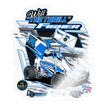 Will Fisher | 2025 |  Kiss-Cut Vinyl Decal 2 - transparent glossy