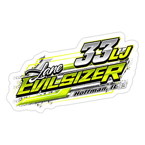 Lane Evilsizer | 2025 |  Kiss-Cut Vinyl Decal - white matte