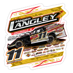 Hagen Langley | 2025 |  Kiss-Cut Vinyl Decal 2 - white matte