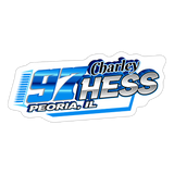 Charley Hess | 2025 |  Kiss-Cut Vinyl Decal - white matte