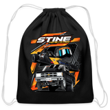 Stine Racing | 2025 | Cotton Drawstring Bag - black