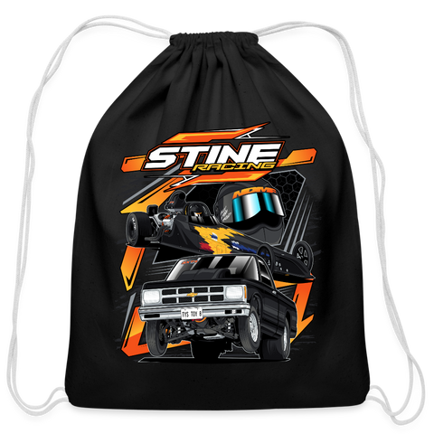 Stine Racing | 2025 | Cotton Drawstring Bag - black