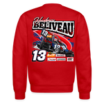Hudson Beliveau | 2025 | Adult Crewneck Sweatshirt - red