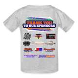 Pist-N-Broke Motorsports | 2025 | Youth T-Shirt - heather gray