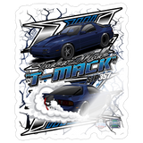 Tucker Mack | 2026 | Kiss-Cut Vinyl Decal 2 - white glossy