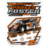 Parker Foster | 2026 | Kiss-Cut Vinyl Decal 2 - white matte