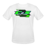 C & S Racing | 2026 | Men’s Moisture Wicking Performance T-Shirt 2 - white