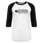 KEDRON | Black Logo | Baseball T-Shirt - white/black