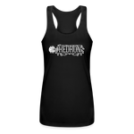 KEDRON | White Logo | Racerback Tank Top - black