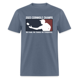 2023 Cornhole Champs | Adult T-Shirt - denim
