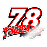 Thibeault Racing | 2023 | Sticker - transparent glossy