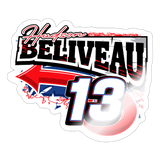 Hudson Beliveau | 2025 |  Kiss-Cut Vinyl Decal - white glossy