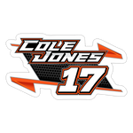 Cole Jones | 2025 |  Kiss-Cut Vinyl Decal - white matte