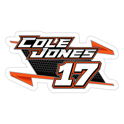 Cole Jones | 2025 |  Kiss-Cut Vinyl Decal - white matte