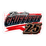 Brantley Griffith | 2025 |  Kiss-Cut Vinyl Decal - white matte