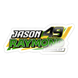 Jason Raymond | 2025 |  Kiss-Cut Vinyl Decal - white glossy