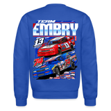 Embry Racing | 2026 | Adult Crewneck Sweatshirt - royal blue