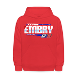 James Embry | Embry Racing | 2026 | Youth Hoodie - red
