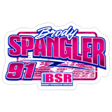 Brody Spangler | 2026 | Kiss-Cut Vinyl Decal - white matte