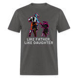 Father Daughter Motocross | FSR Merch | Adult Shirt - charcoal