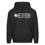KEDRON | White Logo | Adult Hoodie - charcoal grey