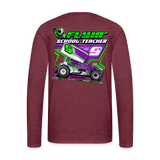 Kyle Pierce | Pierce Racing | 2024 | Men's LS T-Shirt - heather burgundy