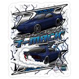 Tucker Mack | 2026 | Kiss-Cut Vinyl Decal 2 - white matte