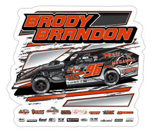 Brody Brandon | 2024 | Kiss-Cut Vinyl Decal 2