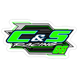 C & S Racing | 2026 | Kiss-Cut Vinyl Decal - white matte