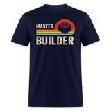 Master Builder Brick Building Game Shirt - navy