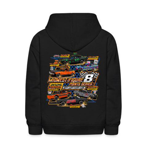Midwest Figure 8 | 2025 | Youth Hoodie - black