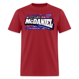 David McDaniel | 2026 | Adult T-Shirt - dark red