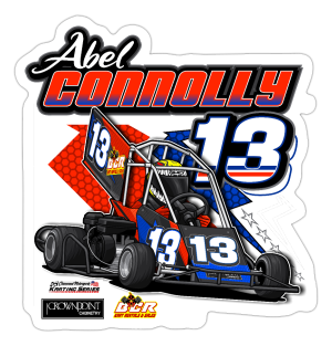 Abel Connolly | 2024 | Kiss-Cut Vinyl Decal 2