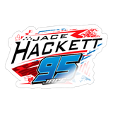 Jace Hackett | 2025 |  Kiss-Cut Vinyl Decal - white glossy