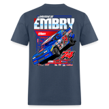 James Embry | Embry Racing | 2026 | Adult T-Shirt -  blue dusk
