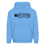 KEDRON | Black Logo | Adult Hoodie - carolina blue