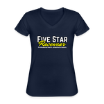 Five Star Racewear | Women's V-Neck T-Shirt - navy