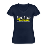 Five Star Racewear | Women's V-Neck T-Shirt - navy