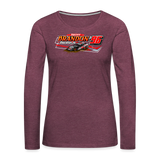 Brody Brandon | 2025 | Women's LS T-Shirt - heather burgundy