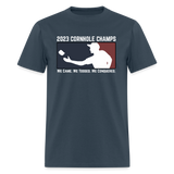 2023 Cornhole Champs | Adult T-Shirt -  blue dusk