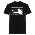 2023 Cornhole Champs | Adult T-Shirt - black