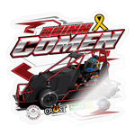 Quinn Comen | 2025 |  Kiss-Cut Vinyl Decal 2 - transparent glossy