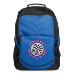 Born To Race | That Girl | Computer Backpack - royal blue
