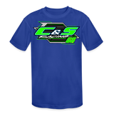 C & S Racing | 2026 | Kids' Moisture Wicking Performance T-Shirt - royal blue
