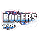 Parker Rogers | 2026 | Kiss-Cut Vinyl Decal - white glossy