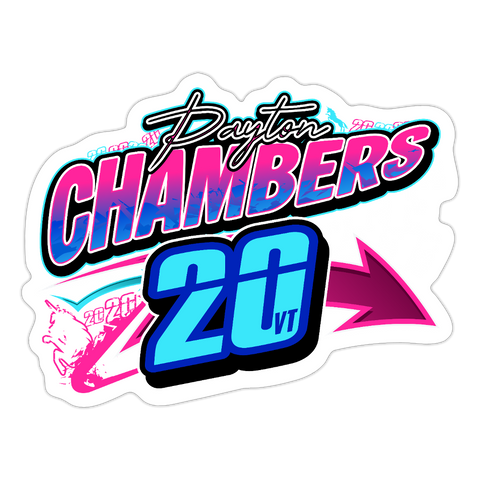 Payton Chambers | 2025 |  Kiss-Cut Vinyl Decal - white matte