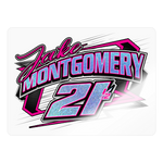 Jake Montgomery | 2023 |  Kiss-Cut Vinyl Decal 2 - transparent glossy