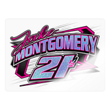 Jake Montgomery | 2023 |  Kiss-Cut Vinyl Decal 2 - transparent glossy