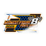 Midwest Figure 8 | 2025 |  Kiss-Cut Vinyl Decal - transparent glossy