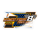 Midwest Figure 8 | 2025 |  Kiss-Cut Vinyl Decal - transparent glossy